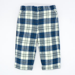 PANTALÓN CUADROS AZUL