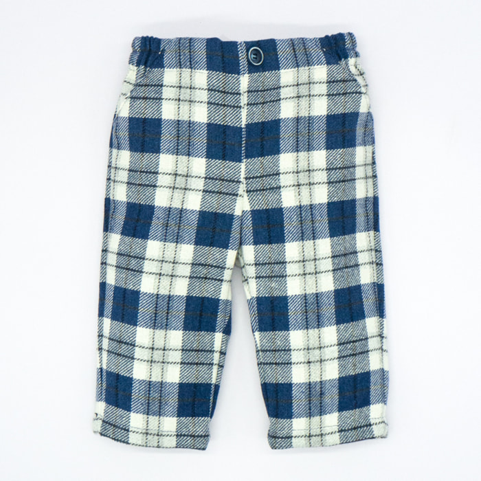 PANTALÓN CUADROS AZUL
