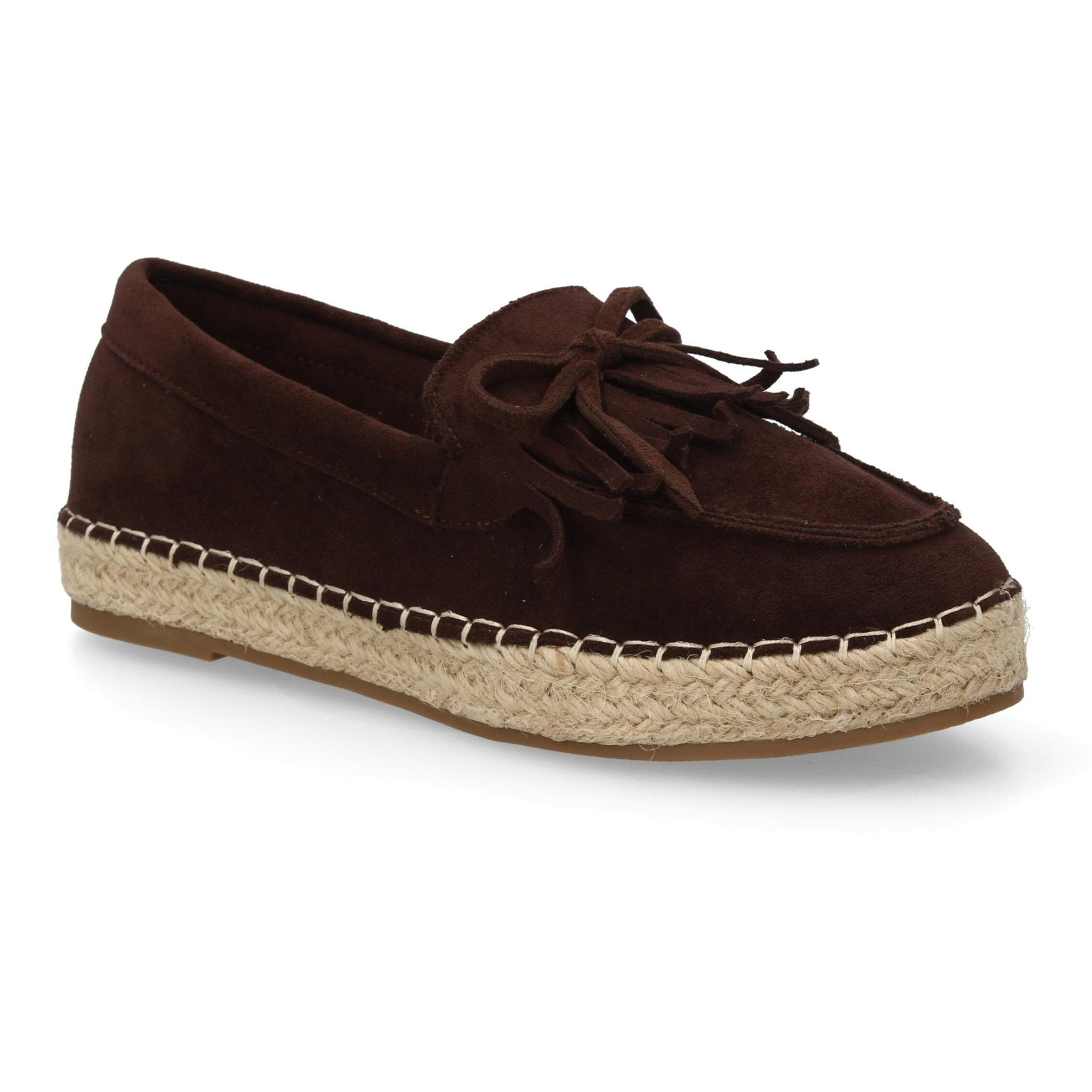 Alpargata mujer flecos suela de esparto