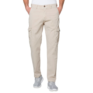 Pantalone cargo Hot Buttered Jasper Beige.
