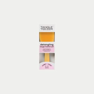 TANGLE TEEZER The Ultimate Detangler LARGE NATURALLY CURLY Daffodil Yellow