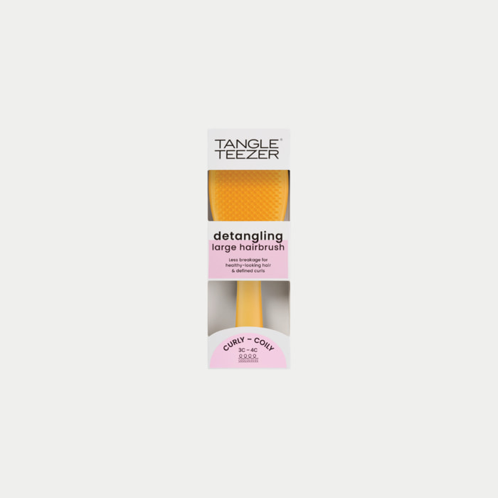 TANGLE TEEZER The Ultimate Detangler LARGE NATURALLY CURLY Daffodil Yellow