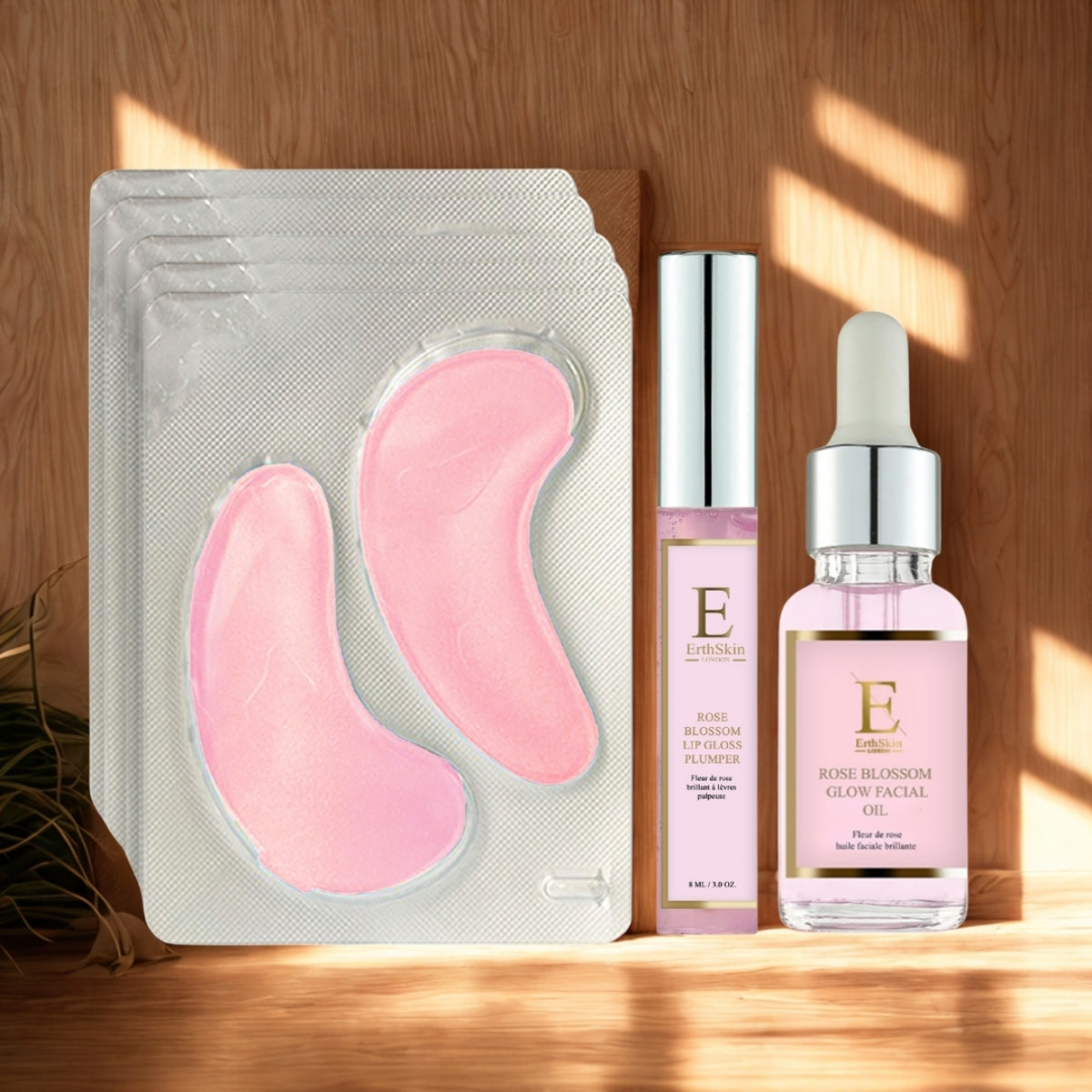 Trío radiante Rose Glow