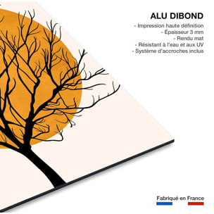 Tableau dessin soleil caché Tableau alu Dibond