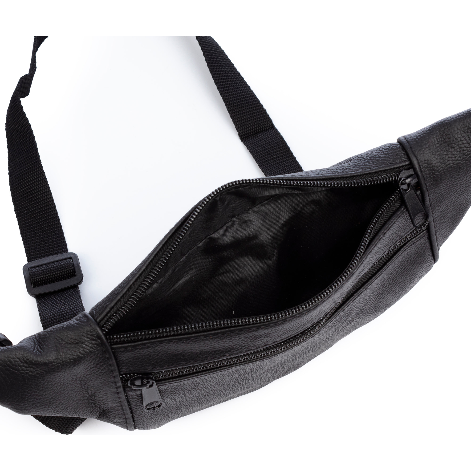 Atripalda marsupio con tre compartimenti in pelle Dollaro.