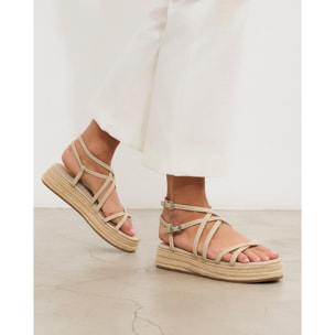 Sandalias de plataforma - Formentor - 4.5 cm