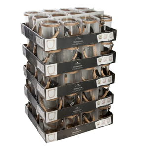 Photophore "Lena" verre H17cm