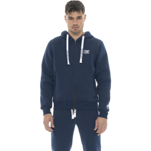 Sudadera con capucha hombre Leone 1947 Apparel Soft Basic cremallera invierno
