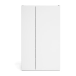 Zapatero Akra melamina blanco 122x70x35 cm