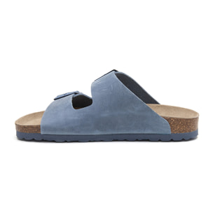 SANDALIA BABUNKERS AZUL