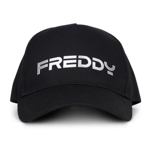 Cappellino Baseball con visiera in canvas e logo FREDDY
