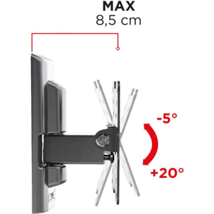 Support mural TV MELICONI FTR 100 FLAT