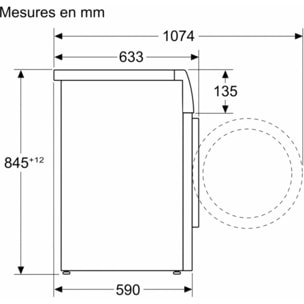 Lave linge hublot BOSCH WGH2440SFR, SERENITY, Antitaches, Iron Assist, Série 6