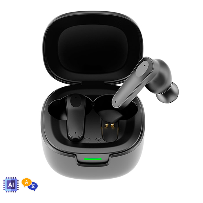 A98 Auriculares Bluetooth AI con traductor, grabación asistida por app.