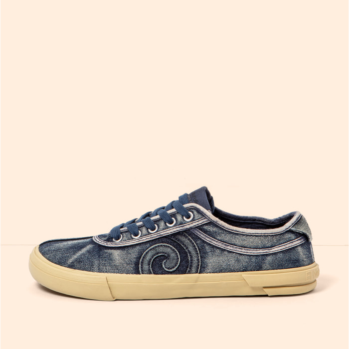 Zapatos N5953 WASHED COTTON DENIM/TEKO color Denim
