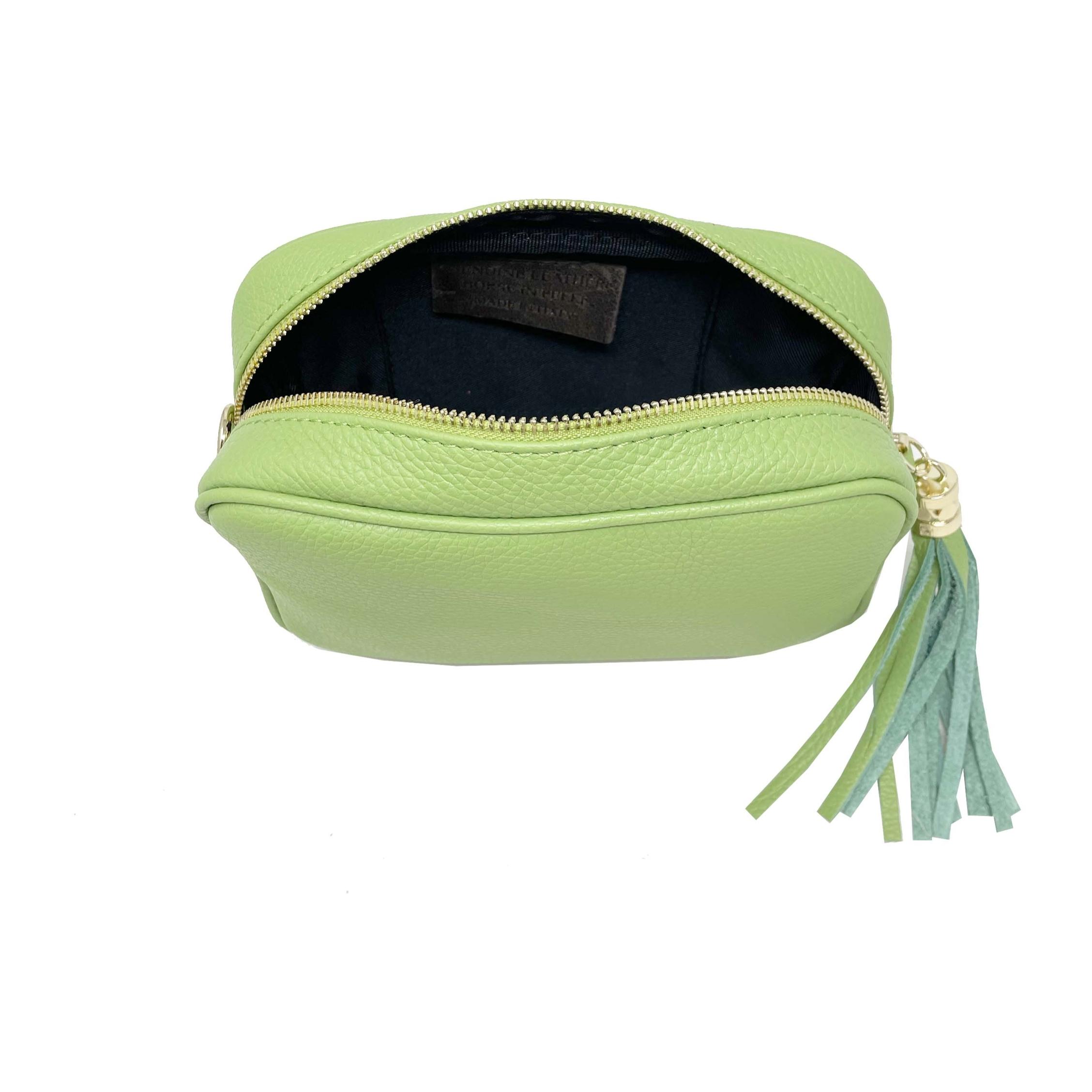 Chicca Borse Tracollina Clutch Verde Chiaro