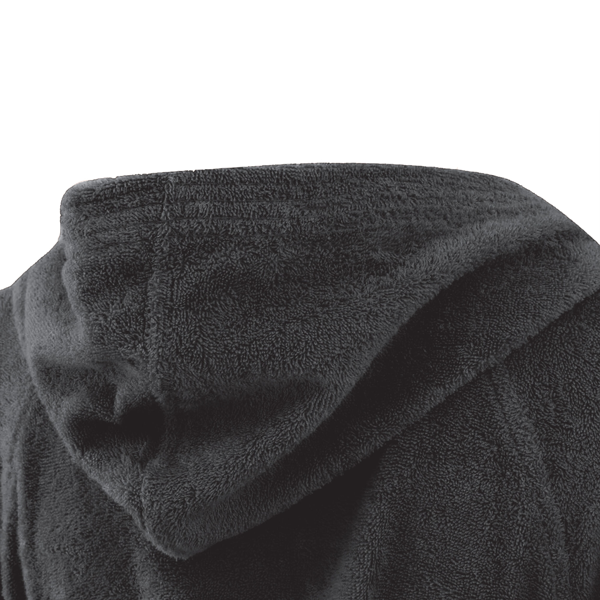 Bassetti Morbido Accappatoio 360 gr con Cappuccio 100% Cotone Uomo Donna Spugna Taglie Forti - ITALY Designed - Collezione VIVIAN - FUMO FA