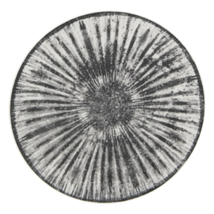 Service de table Lucie 12 pièce(s) gris L26,5xp2,4xH26,5cm