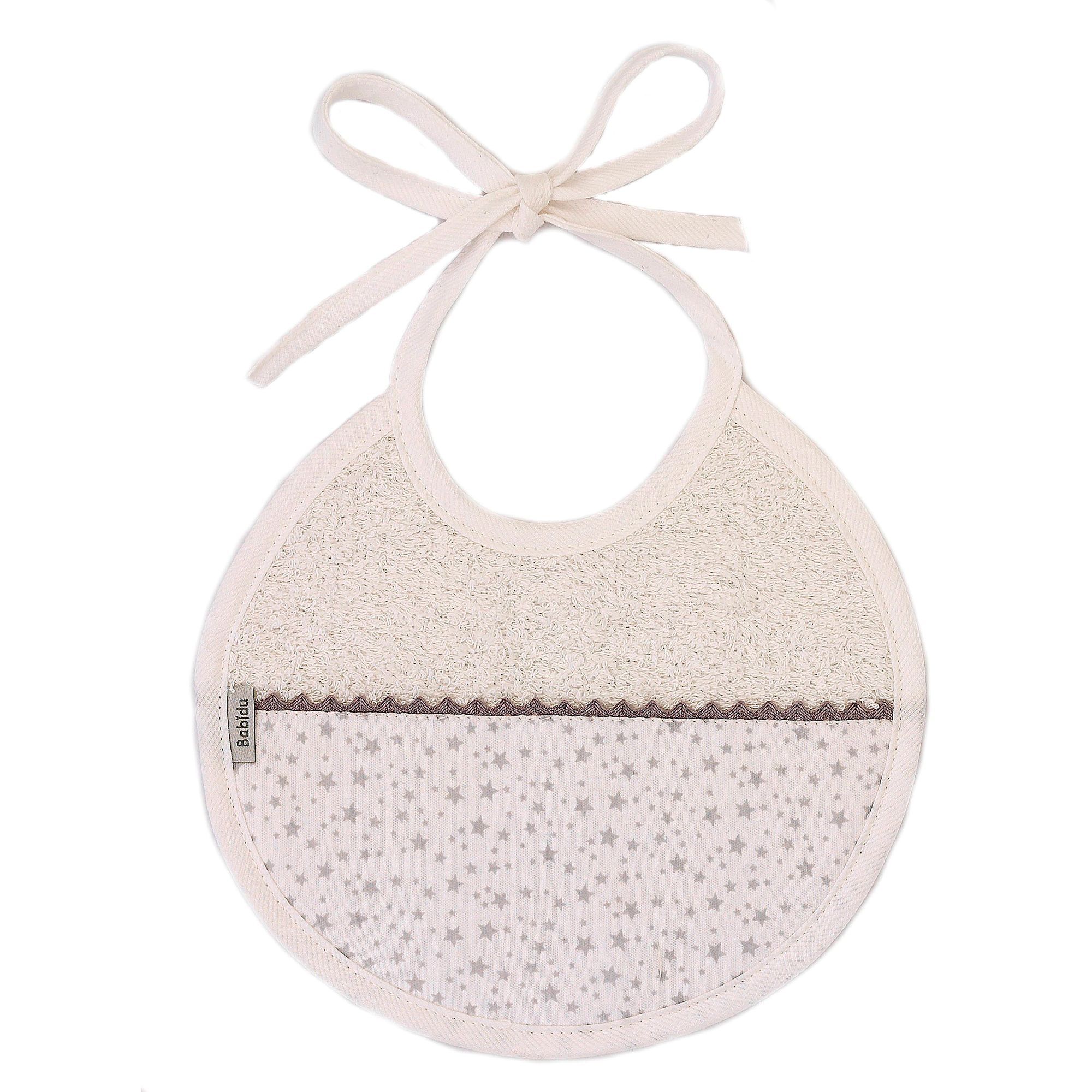 Babero Redondo Multiestrellas Celeste Talla Uni