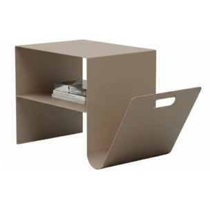 Table d'appoint Lounge News taupe Kare Design