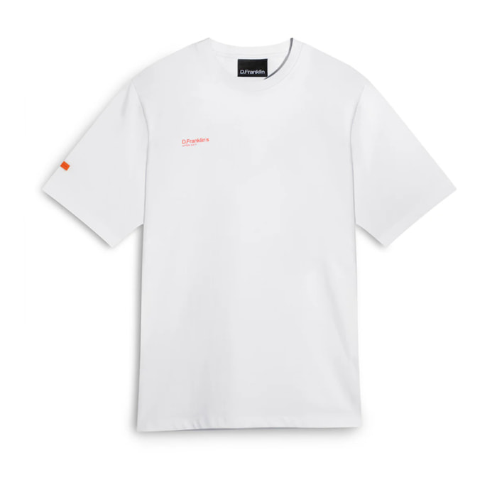 Camiseta Best Burger Blanca / Naranja D.Franklin