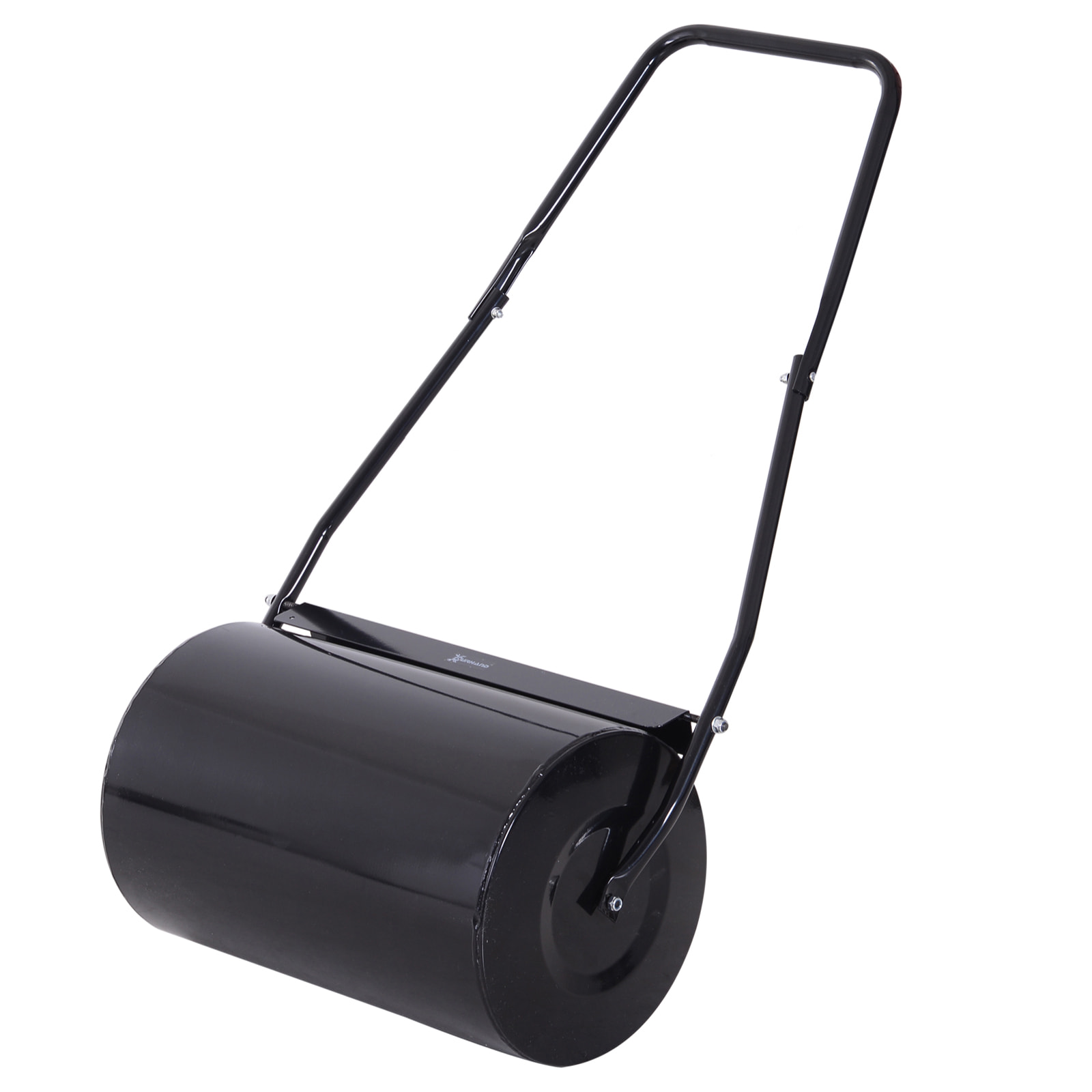 Rodillo de Césped Jardín Acero 38L Llena Agua Arena 32x50cm Asa Desmontable