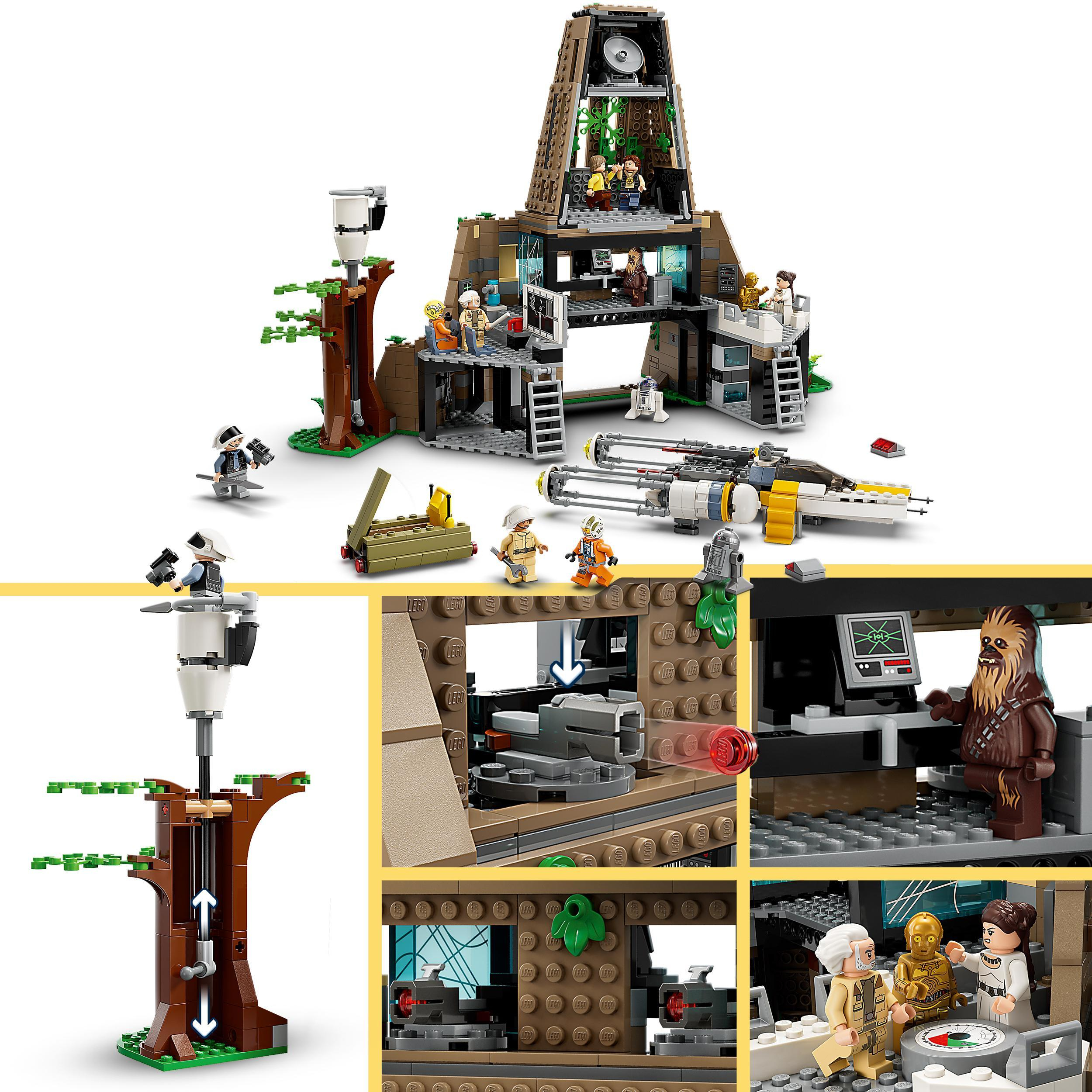 LEGO STAR WARS 75365 - BASE RIBELLE SU YAVIN 4