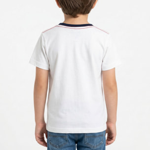 T-shirt maniche corte con logo stampato