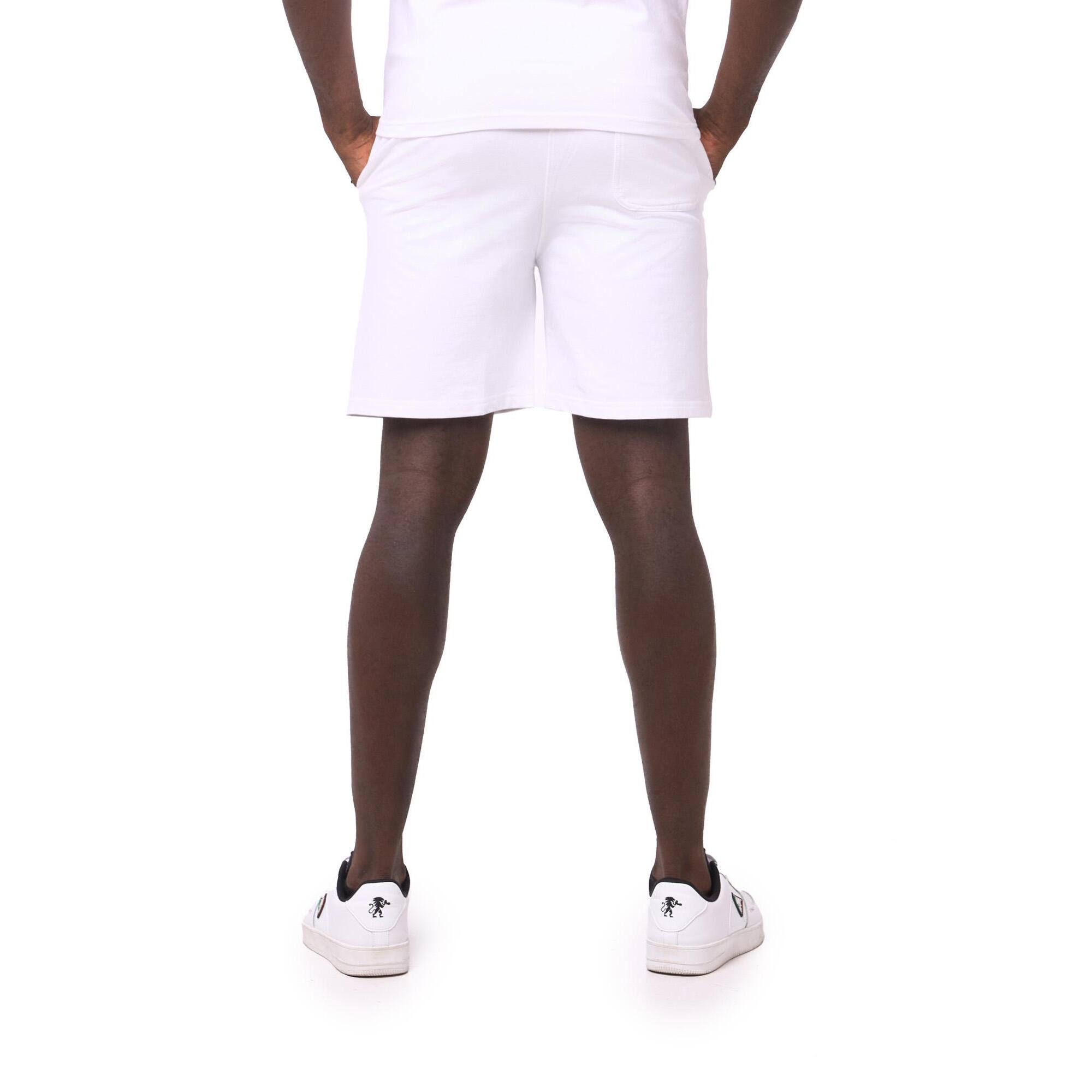 Pantalón corto de hombre con gran logo Leone Basic