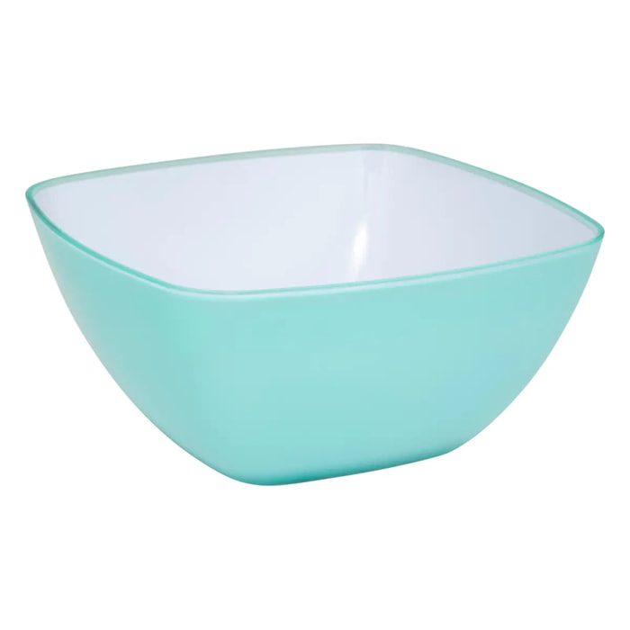 Saladier "Square" vert menthe 25x25cm