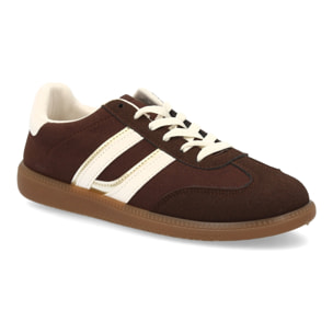 Zapatillas deportivas mujer casual efecto ante con cordones