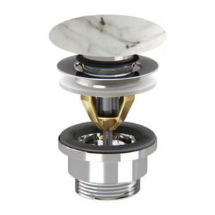 Bonde de vidage click marbre envoûtant