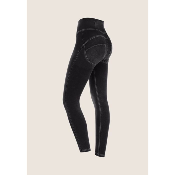 Jeggings WR.UP® 7/8 con cucitura centrale e vita alta