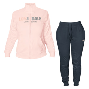 Tuta Donna LONSDALE Cotone Primavera Leggero Full Zip
