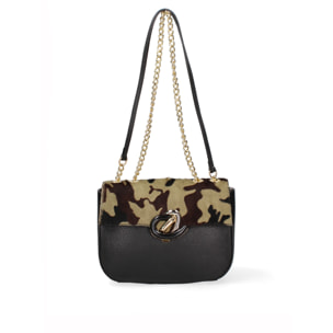 Borsa a spalla donna - Modello Cortona - Vera pelle - 27.0 x 19.0 x 10.0 cm