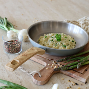 Lot de 3 poêles en acier inoxydable - tous feux EASYNOX