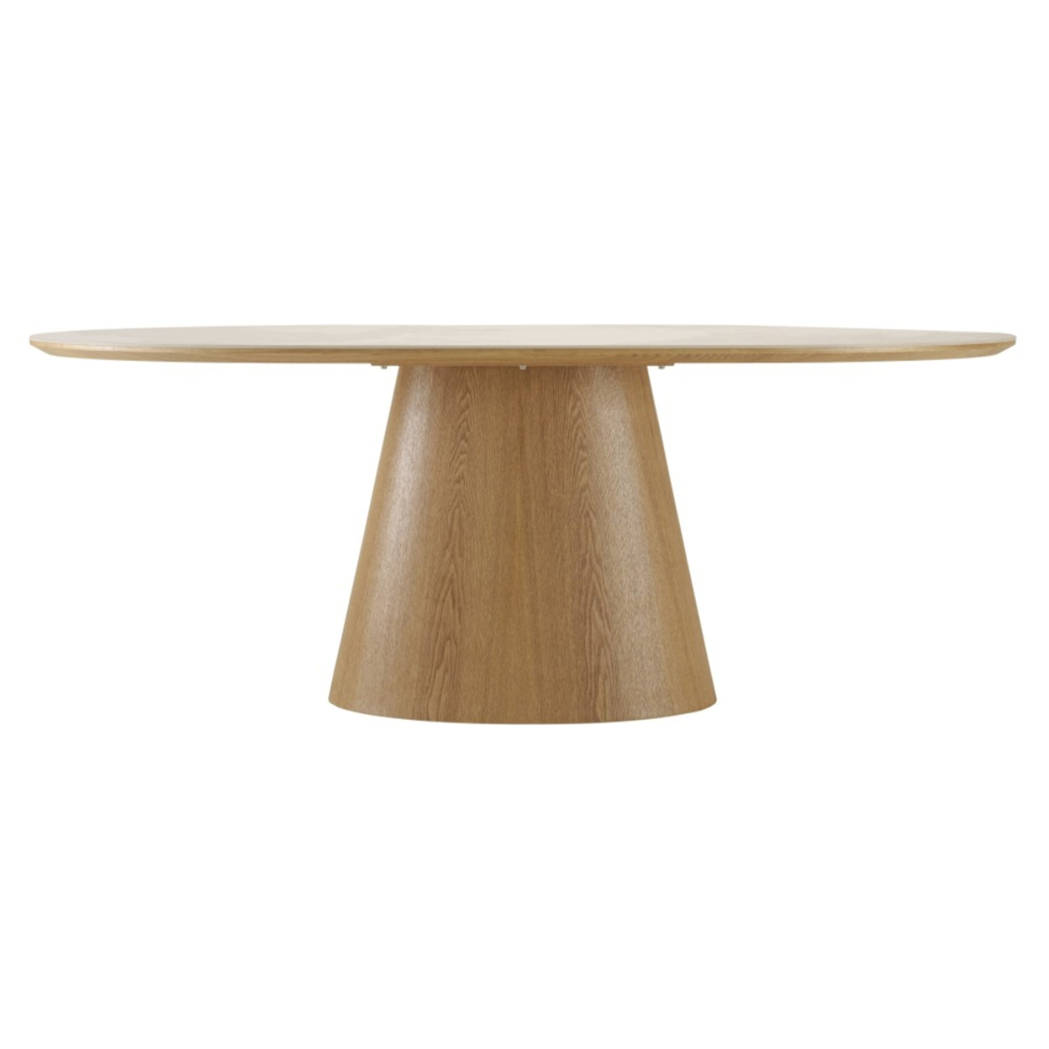 UGO - Table à manger 200x90cm plateau céramique pieds bois