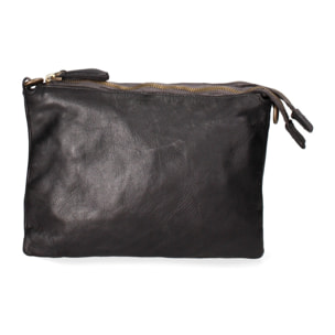 Borsa a tracolla da donna - Modello Lucca - Vera pelle - 26.0 x 19.0 x 3.0 cm