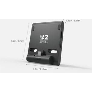Support console HORI PlayStand à double USB Nintendo Switch 2