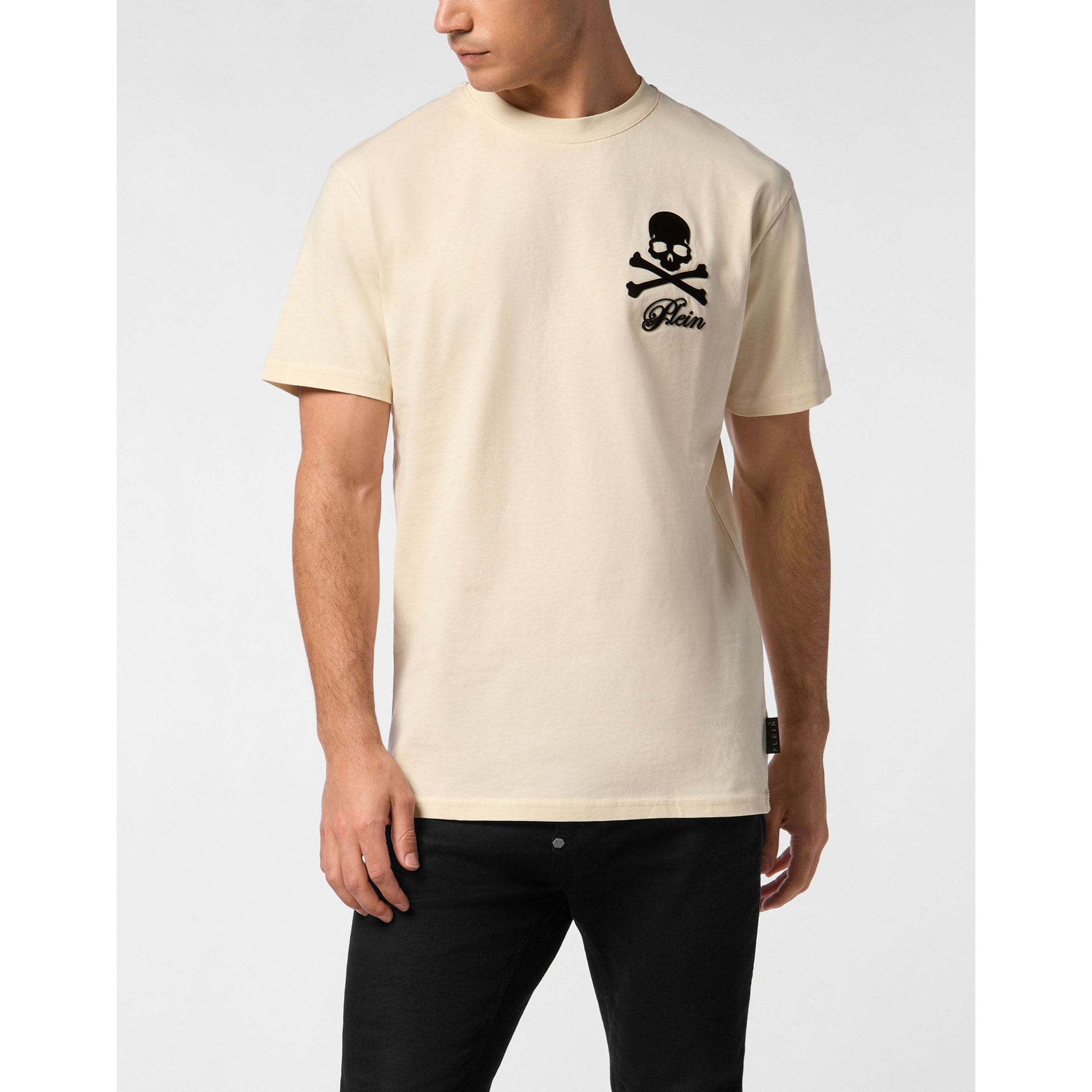PHILIPP PLEIN Camiseta Cuello Redondo Ls SKULL