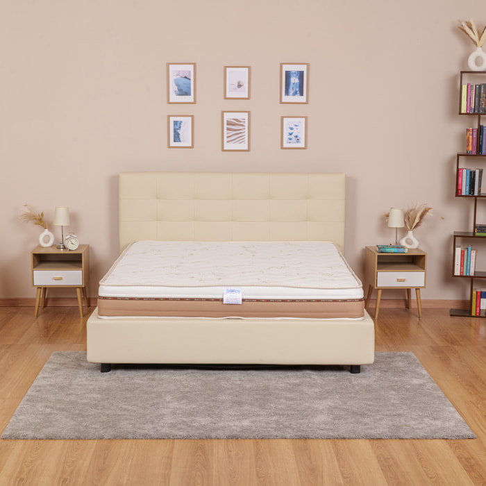 Materasso Memory TRIO CORE Matrimoniale mis. 140x190 alto 22cm - Sleepy Italy