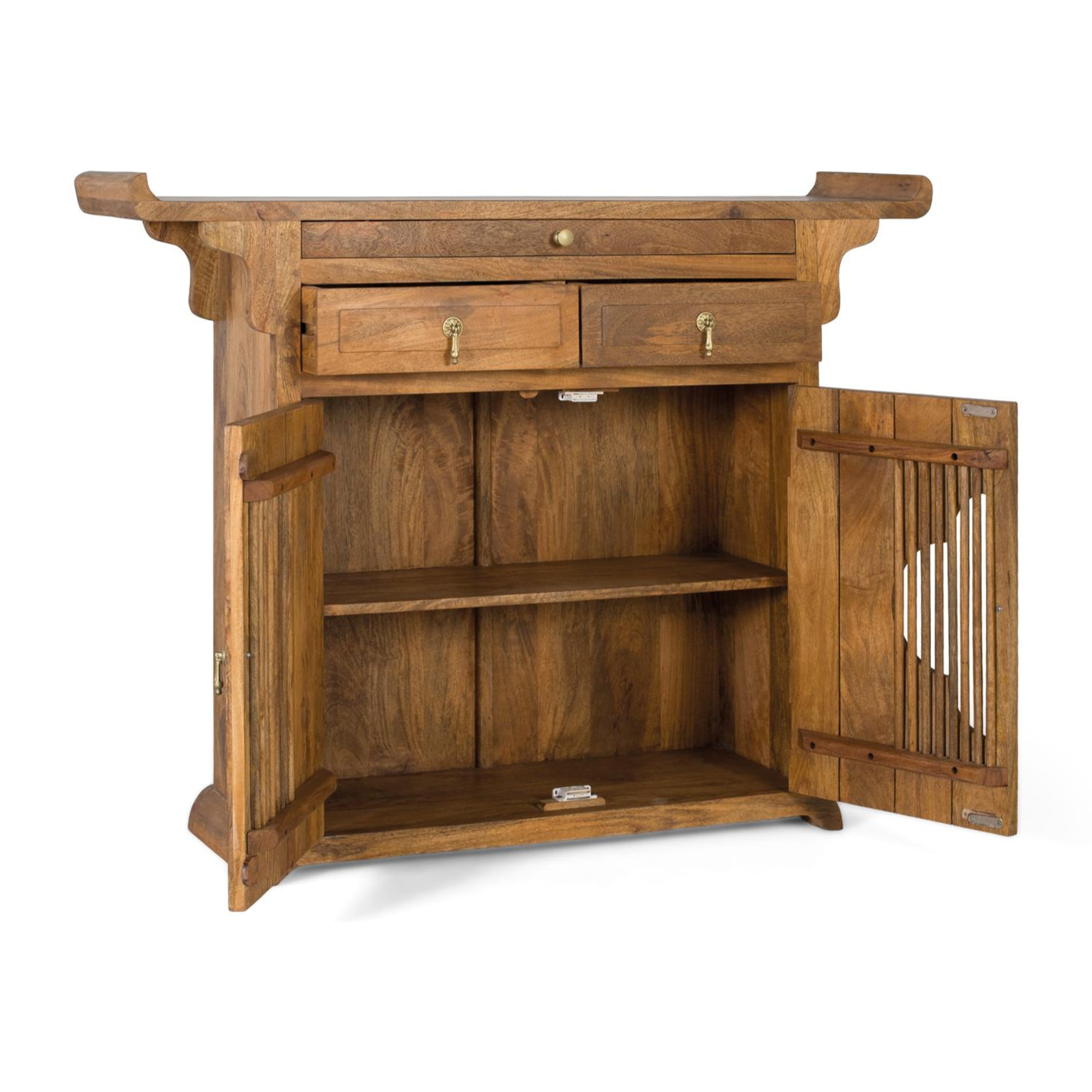 Aparador de Madera de Mango 120 Cm Estilo Oriental