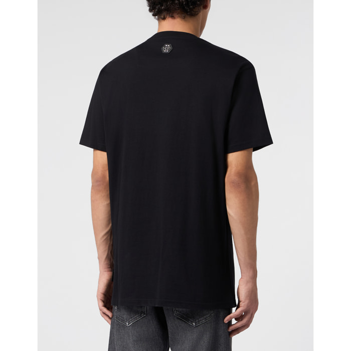 PHILIPP PLEIN Camiseta de cuello redondo y manga corta SKULL