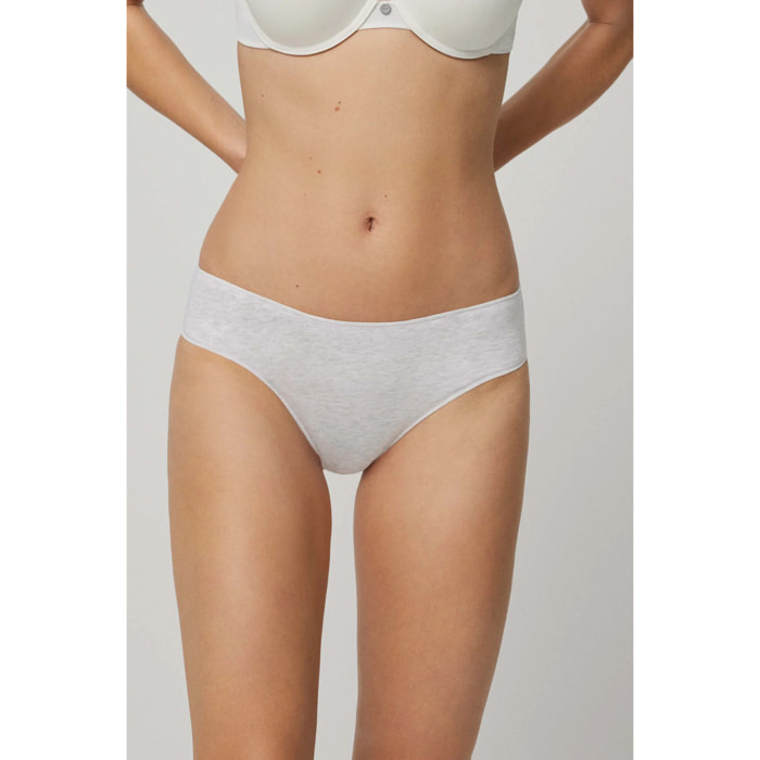 Mutandina di cotone grigio