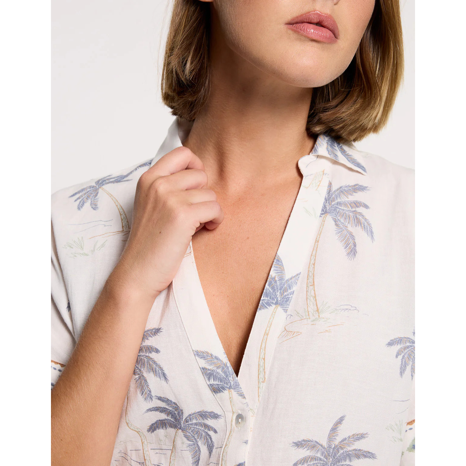 Vestido corto blanco - Jesain