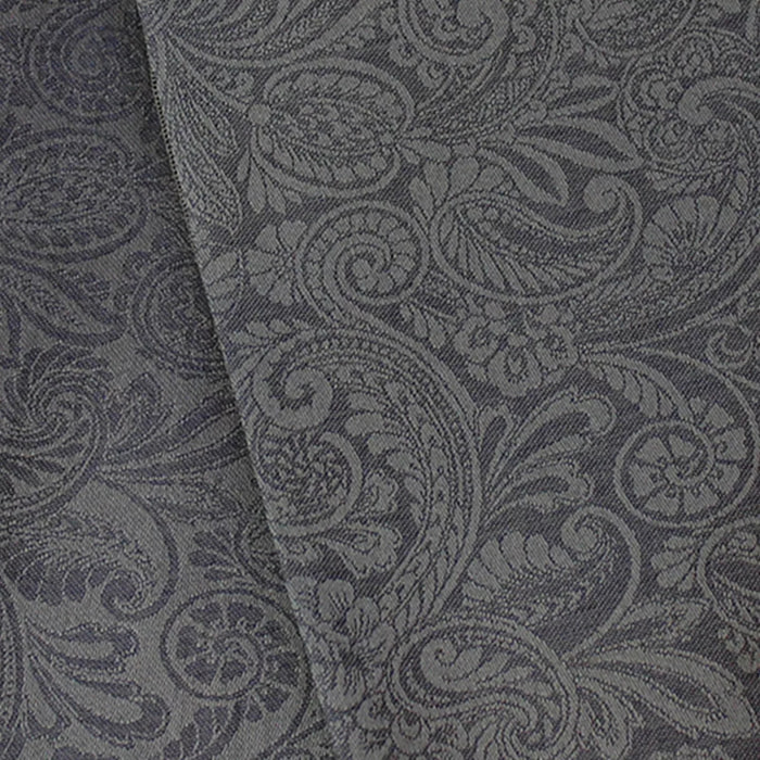 Lot de 2 mouchoirs pur coton motif jacquard anthracite Cachemire anthracite
