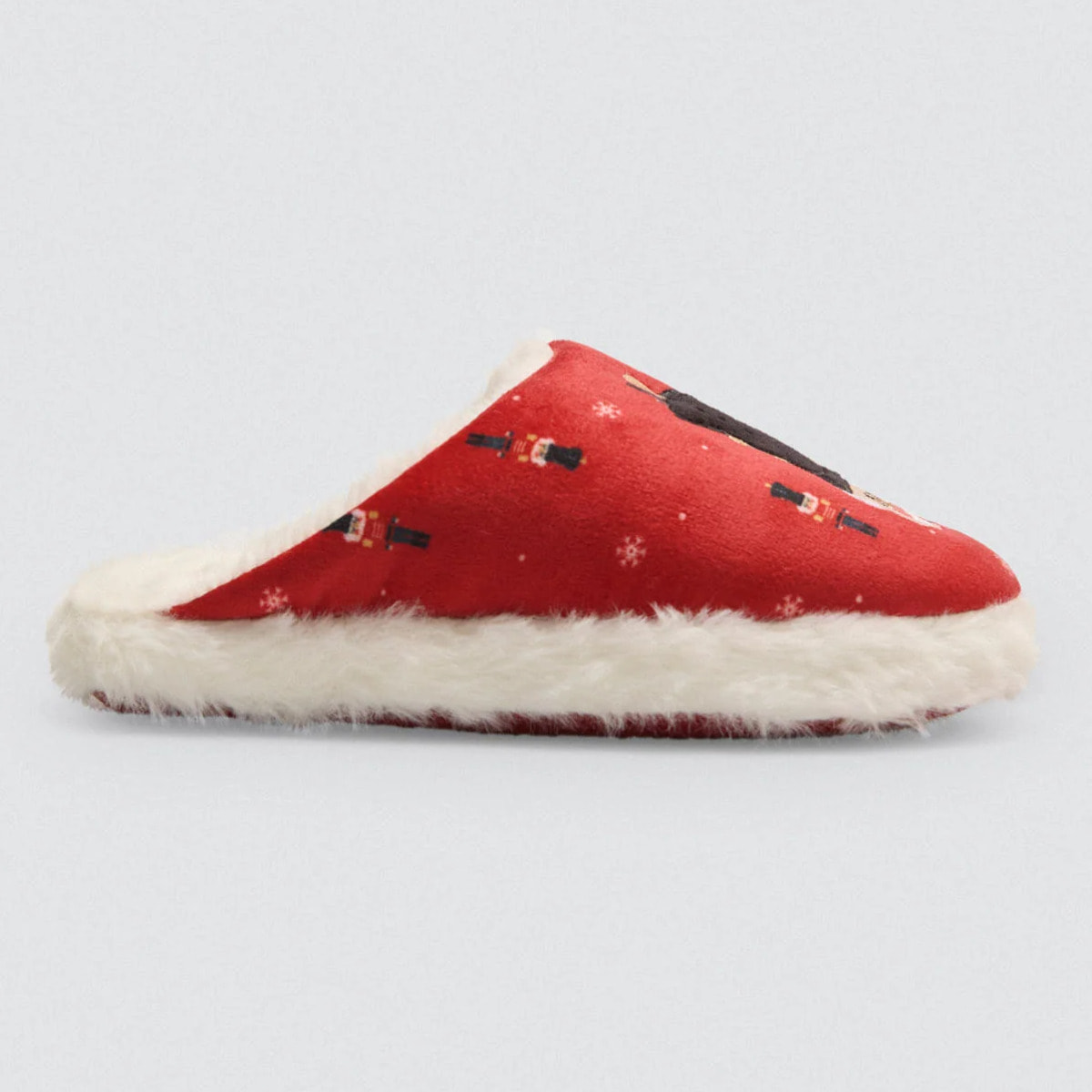 Pantofole per bambini con stampa schiaccianoci