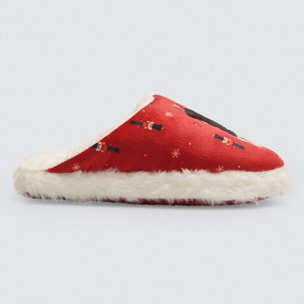 Pantofole per bambini con stampa schiaccianoci