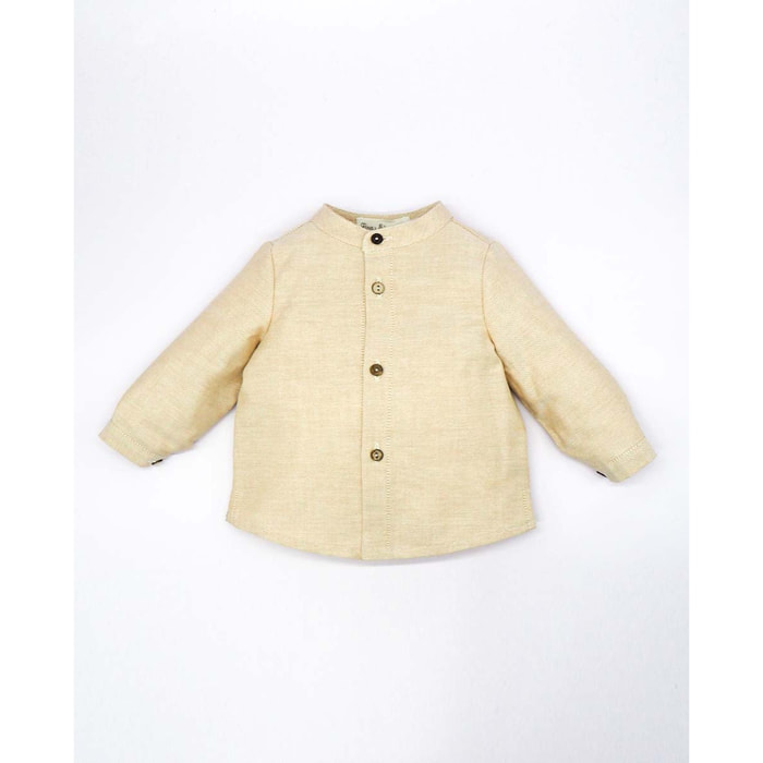 CAMISA OXFORD MOSTAZA