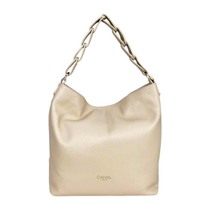 Borsa a spalla Cheval Firenze Lily Beige